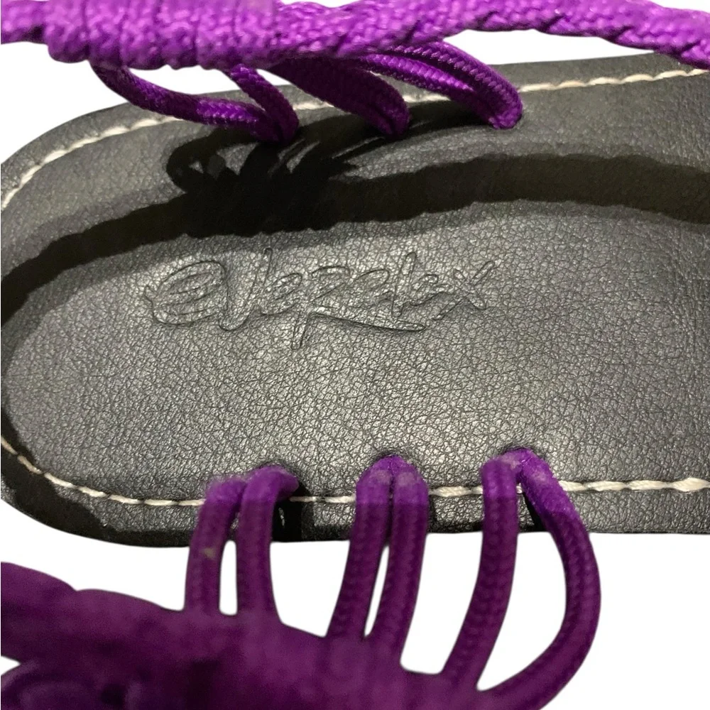 Everelax Strappy Purple Rope Sandals – Size 10 (Worn Once!)